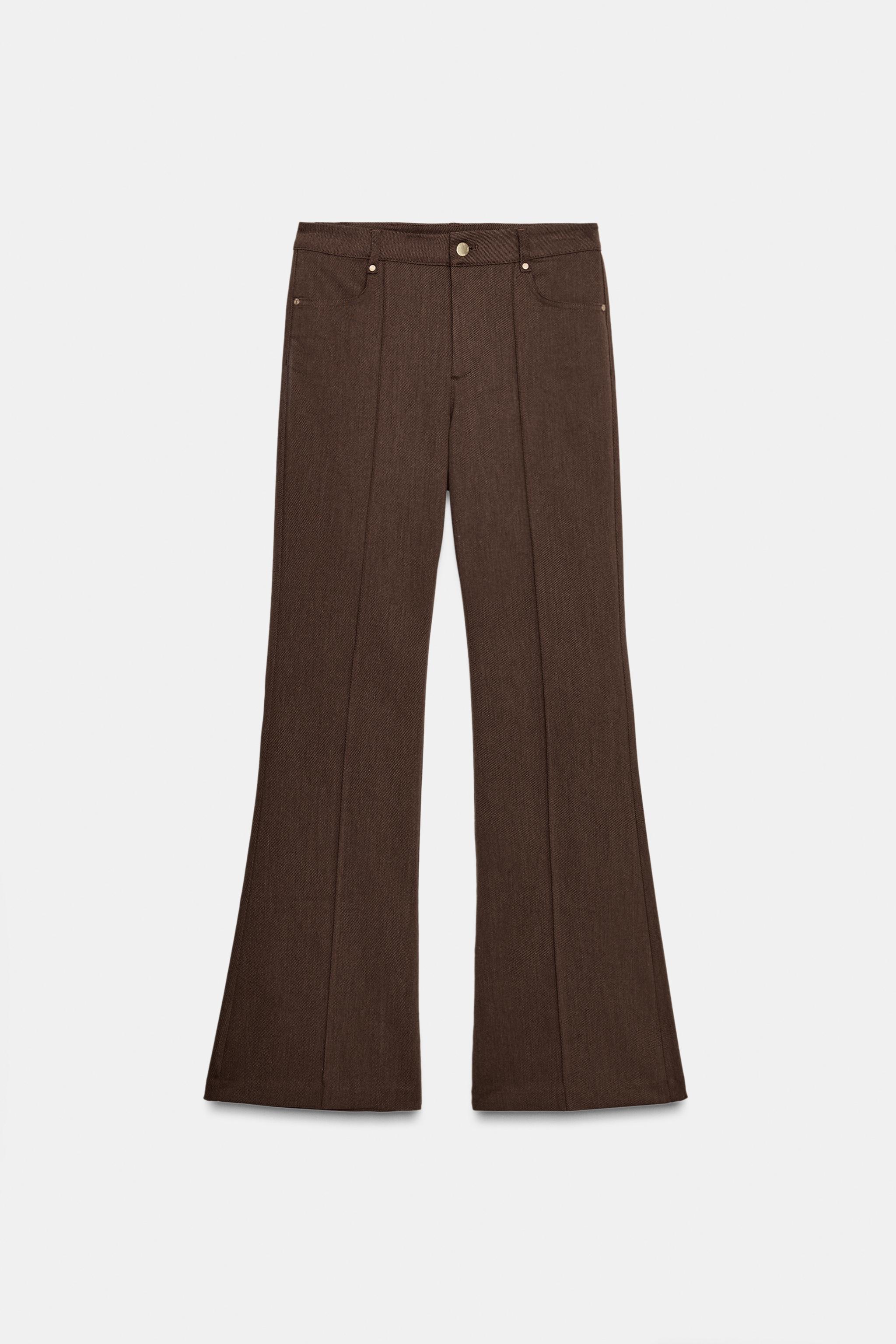 HIGH-WAISTED FLARE PANTS